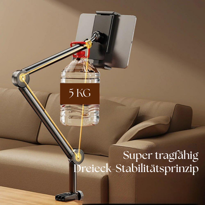 Alvierkorb lexibler Handy- Tablet-Halter mit Bett-Clip