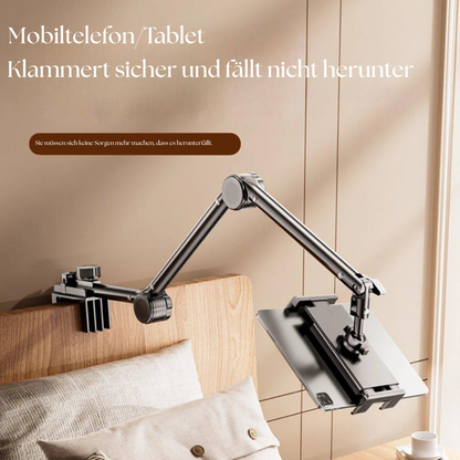 Alvierkorb lexibler Handy- Tablet-Halter mit Bett-Clip