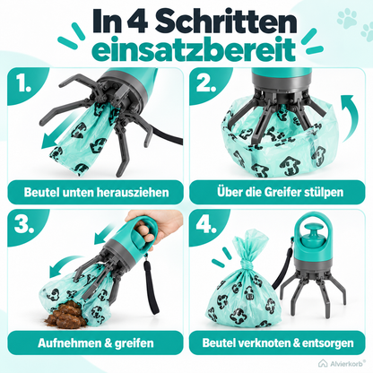 PawClean™ – Hygienischer Hundekotgreifer