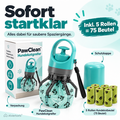 PawClean™ – Hygienischer Hundekotgreifer