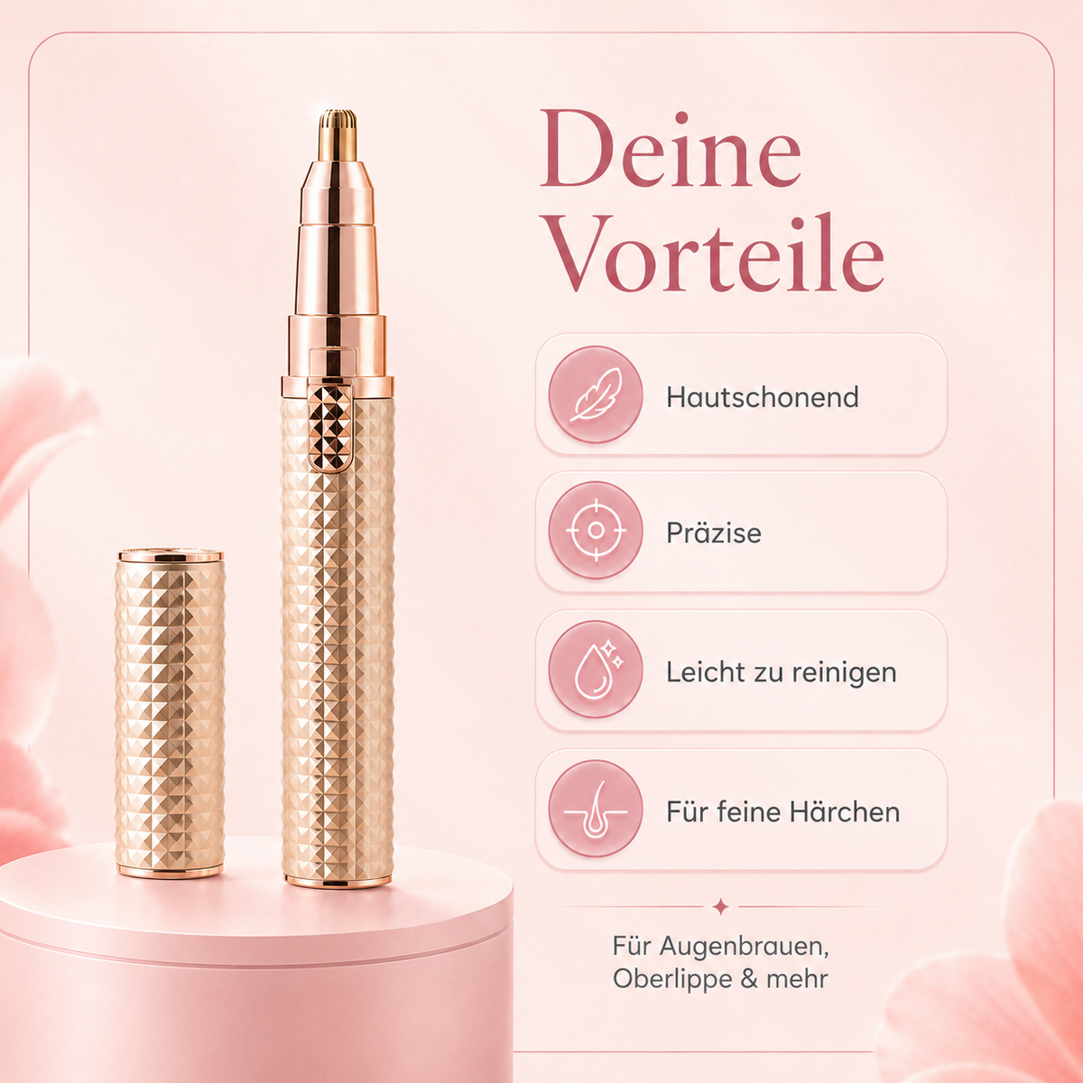PureGlow™ – 3-in-1 Beauty Trimmer