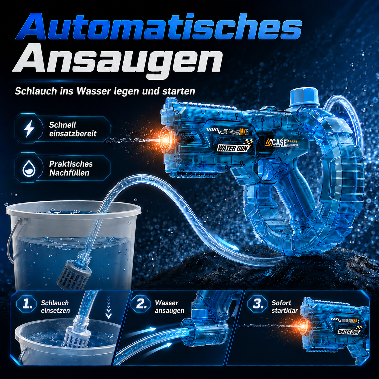 AquaBlast™ Wasserblaster