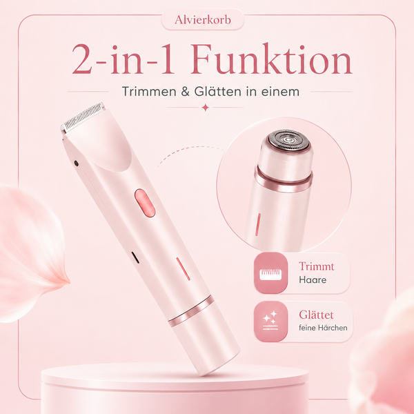 BloomSkin™ 2-in-1 Damenrasierer