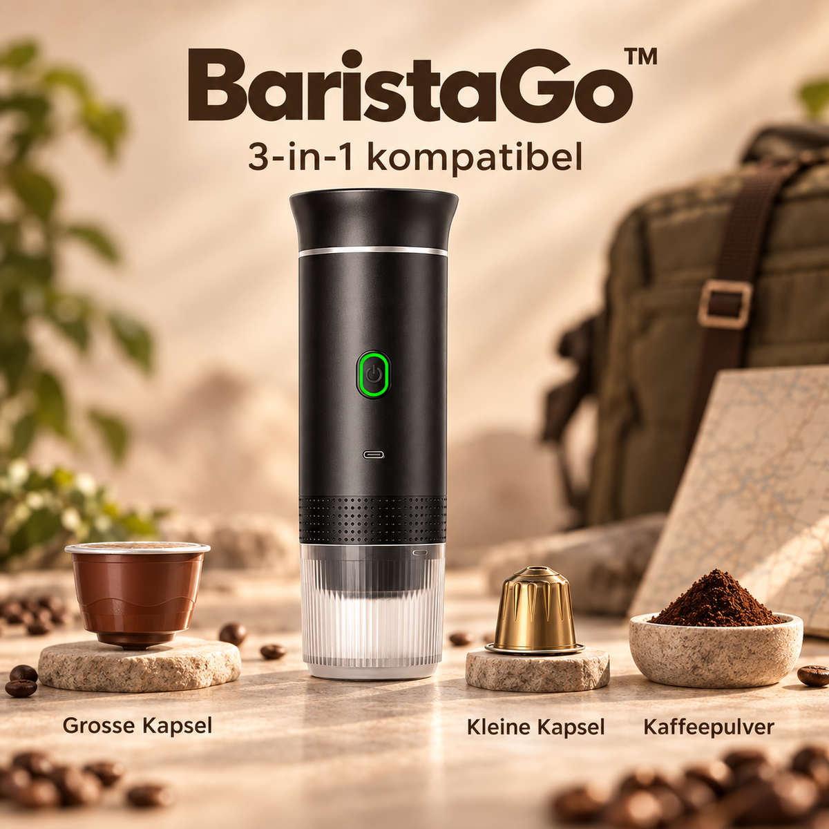 BaristaGo™ – Frischer Espresso überall
