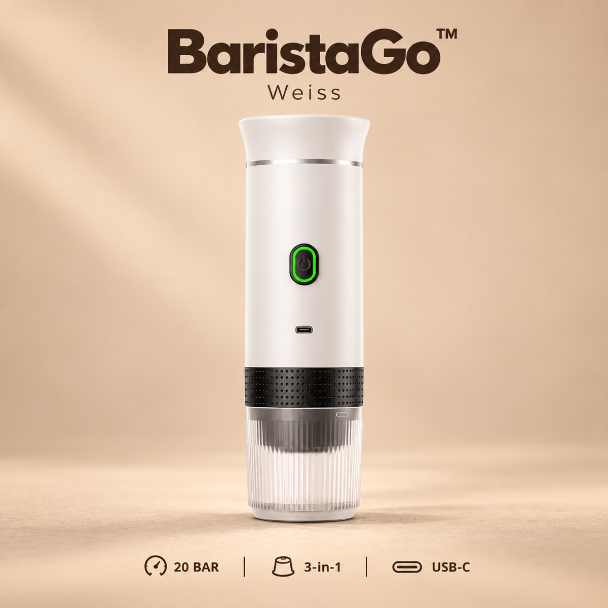 BaristaGo™ – Frischer Espresso überall