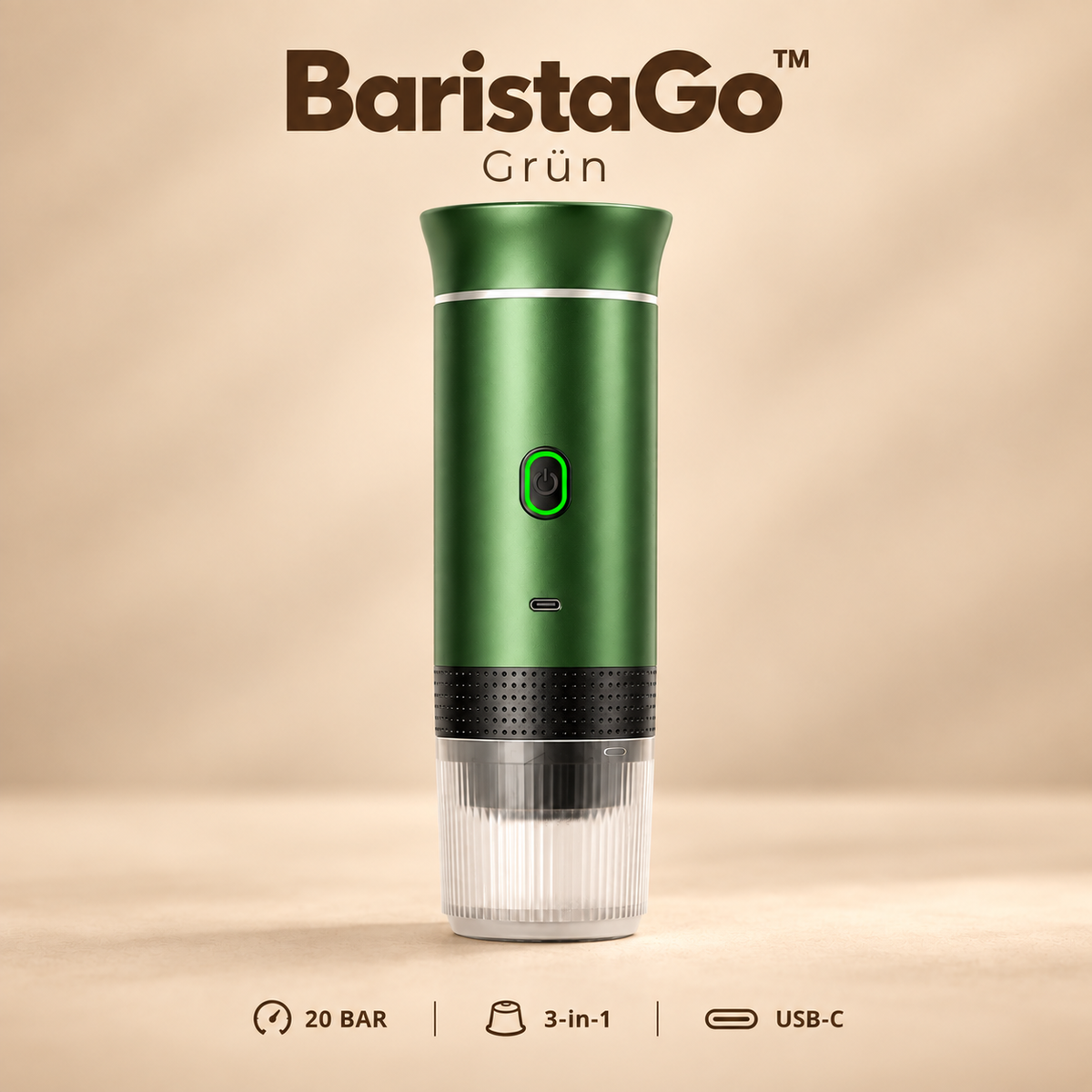 BaristaGo™ – Frischer Espresso überall