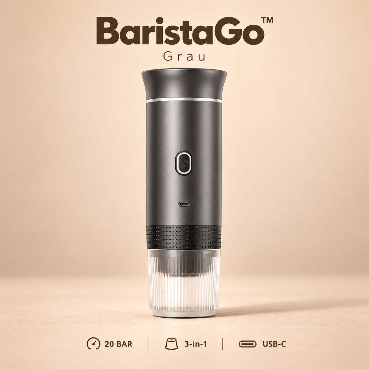 BaristaGo™ – Frischer Espresso überall