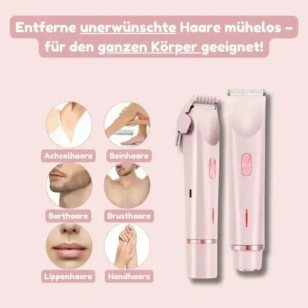 BloomSkin™ – Sanfter 2-in-1 Damenrasierer