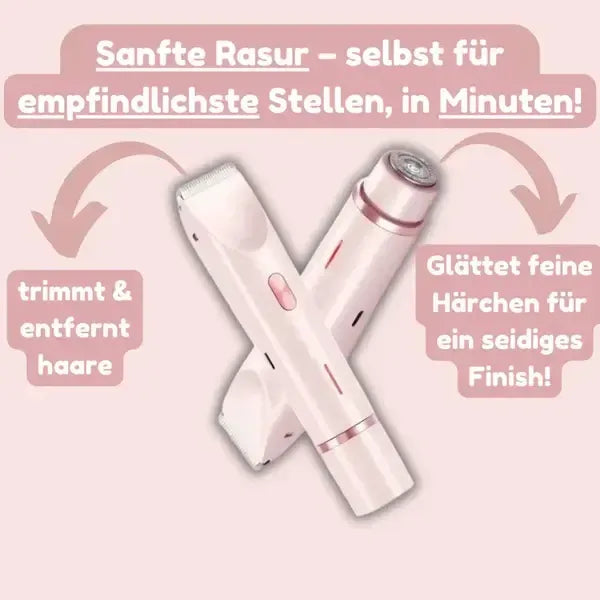 BloomSkin™ – Sanfter 2-in-1 Damenrasierer