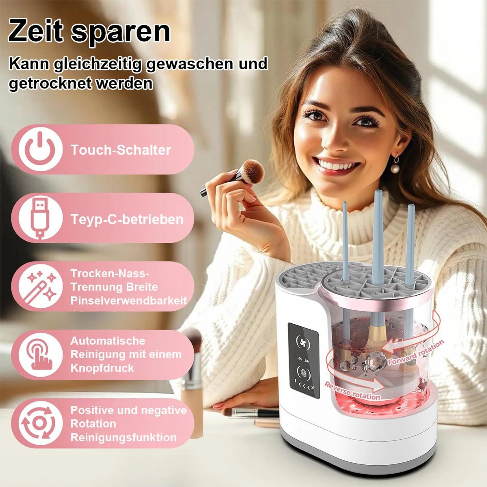 Kompaktes USB - C Ladegerät mit Schnellladefunktion – 65W GaN - Technologie - UniConnectAll in one Kit