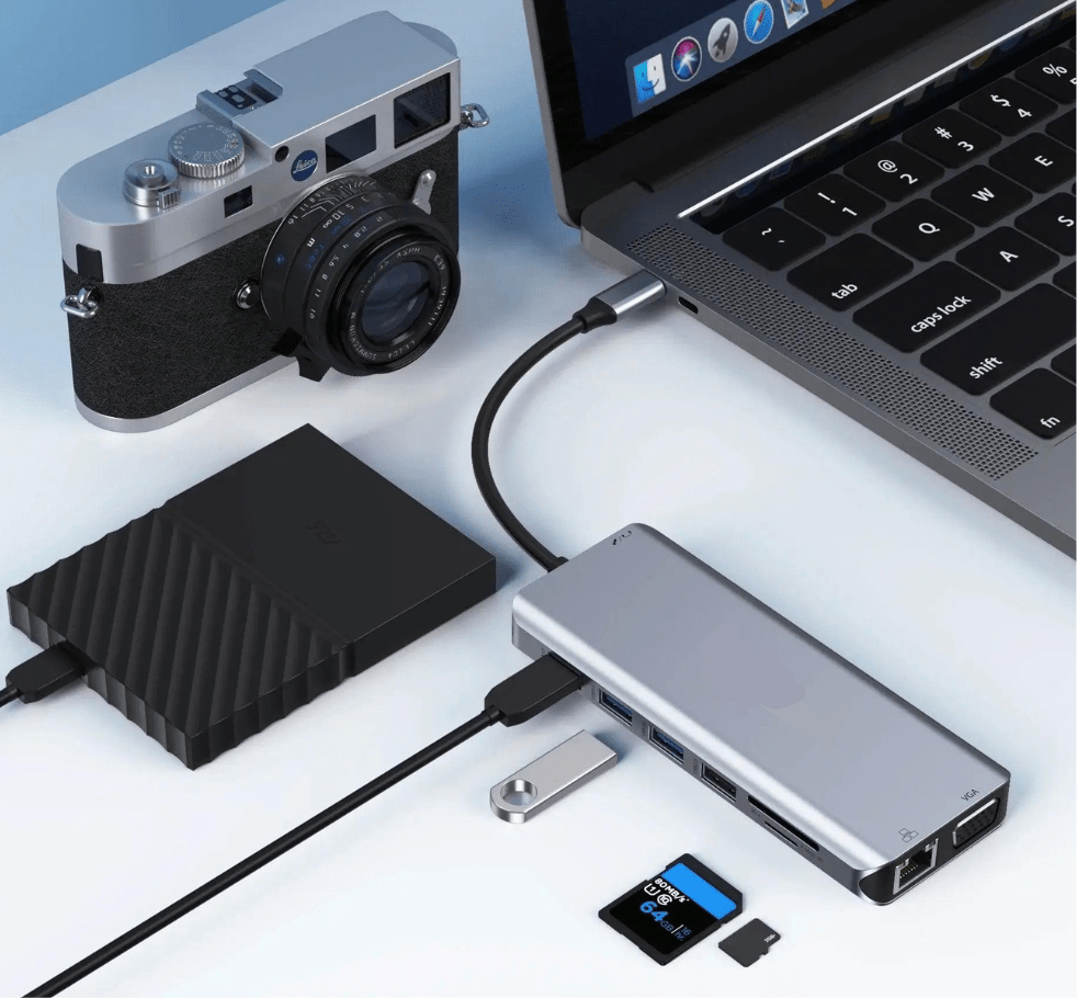 Kompaktes USB - C Ladegerät mit Schnellladefunktion – 65W GaN - Technologie - UniConnectAll in one Kit