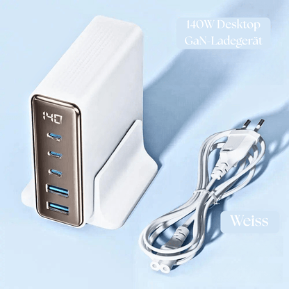 Kompaktes USB - C Ladegerät mit Schnellladefunktion – 65W GaN - Technologie - UniConnectAll in one Kit