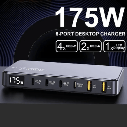 Kompaktes USB - C Ladegerät mit Schnellladefunktion – 65W GaN - Technologie - UniConnectAll in one Kit