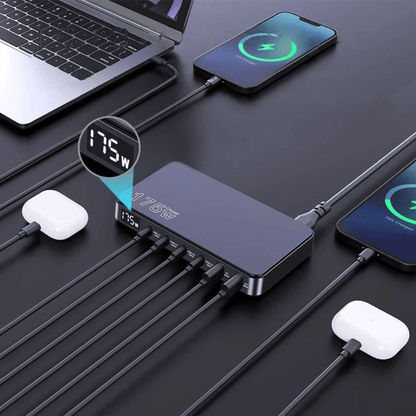 Kompaktes USB - C Ladegerät mit Schnellladefunktion – 65W GaN - Technologie - UniConnectAll in one Kit
