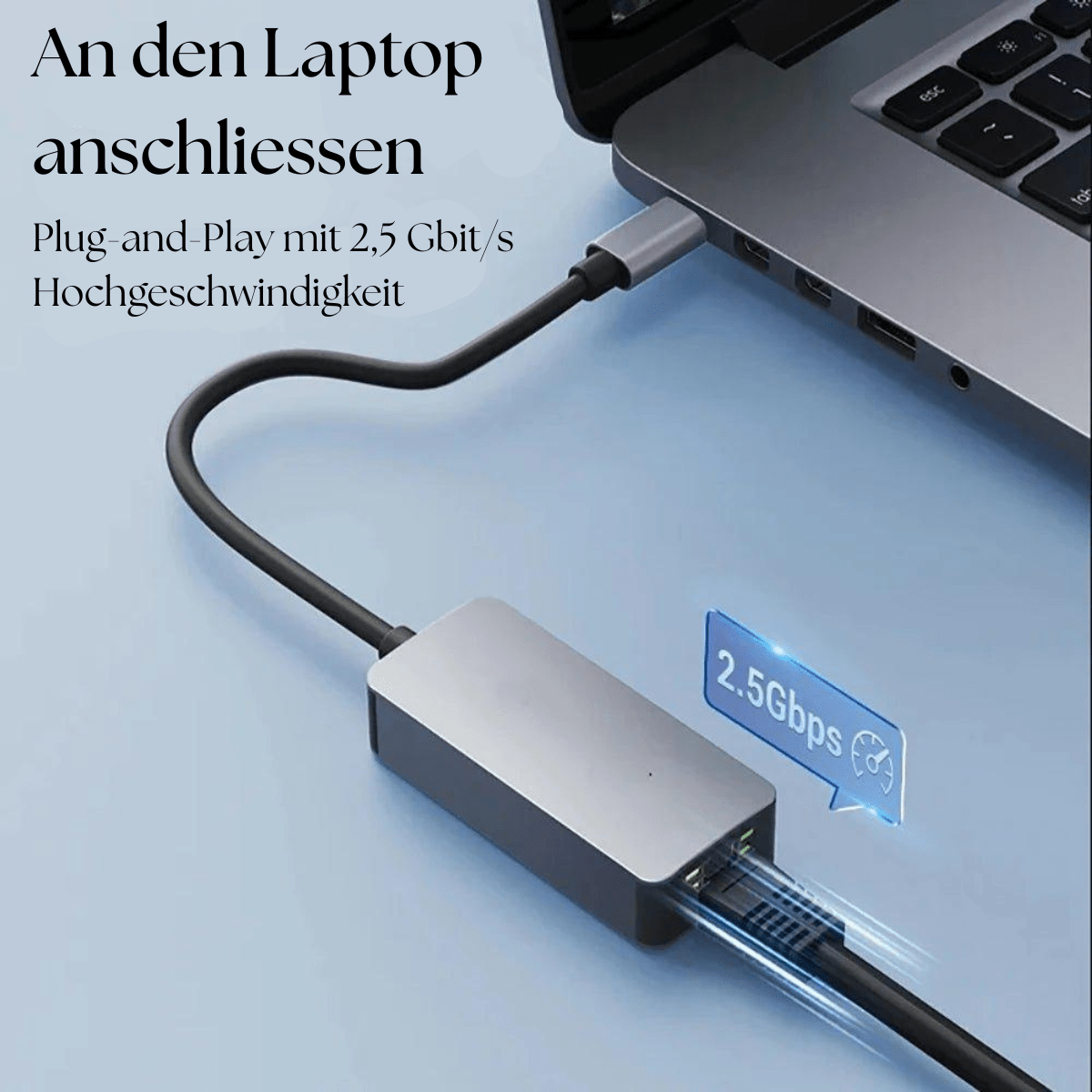 Kompaktes USB - C Ladegerät mit Schnellladefunktion – 65W GaN - Technologie - UniConnectAll in one Kit