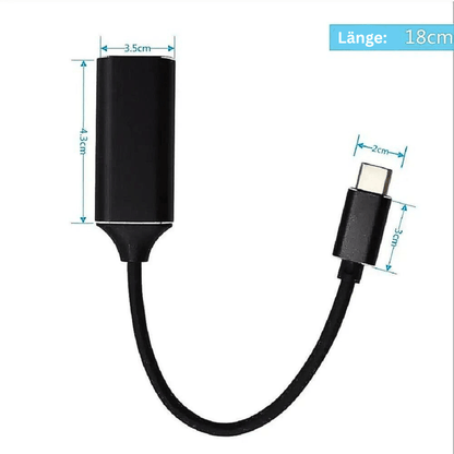 Kompaktes USB - C Ladegerät mit Schnellladefunktion – 65W GaN - Technologie - UniConnectAll in one Kit